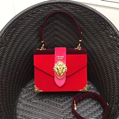 prada lion purse|prada animalier lion head.